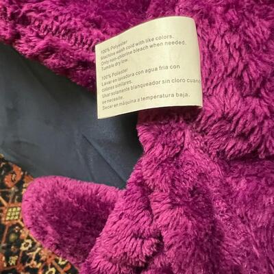 Plush Purple Throw Blanket