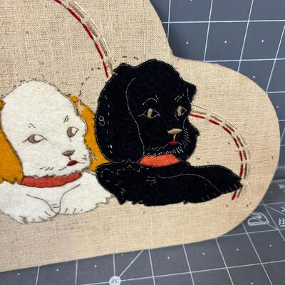 Cutest Group of Cocker Spaniels EVER! Felt Embroidery 