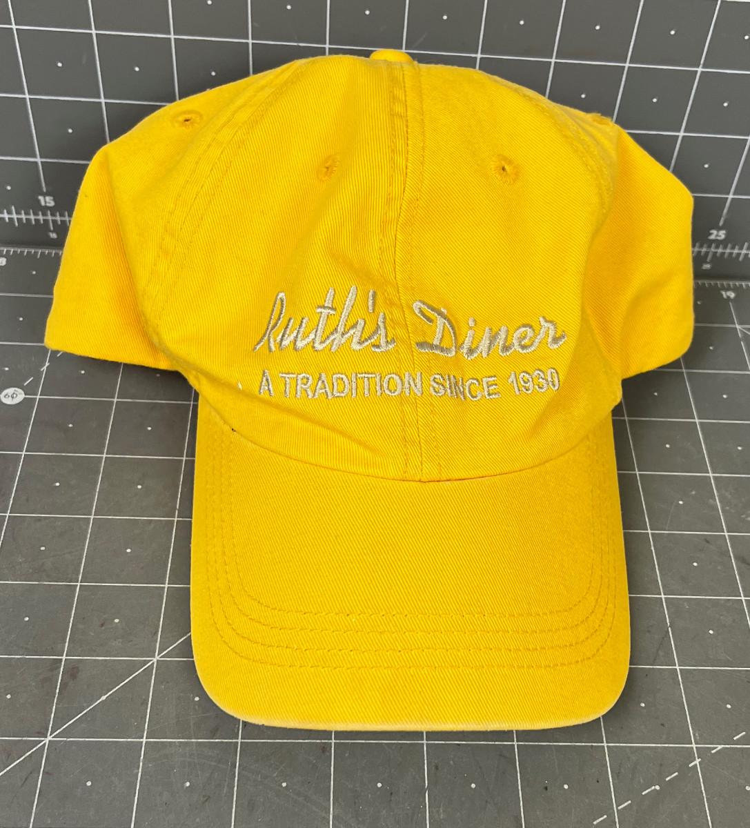 Vintage Ruth's DINER Hat - Yellow | EstateSales.org