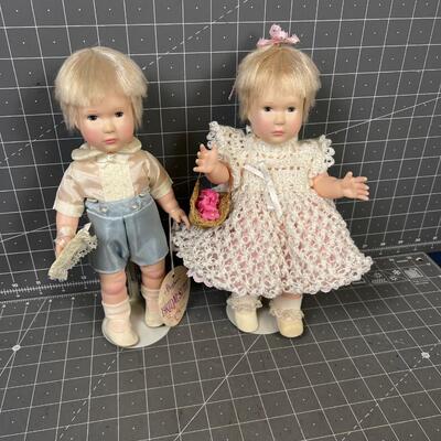 Pair of Effanbee's Collectible Dolls 