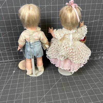 Pair of Effanbee's Collectible Dolls 