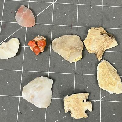 Collections of Rock Chips for Arrow Heads 