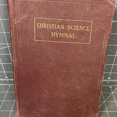 Christian Science Hymnal Antique Song Book 