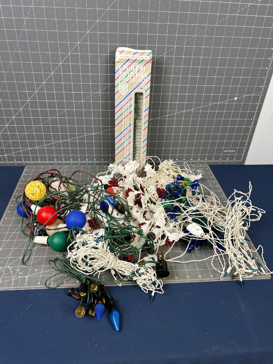 Various Christmas Light Strings