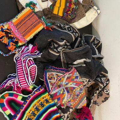 Lot 197 Misc Items From Peru Backpacks, Hats etc
