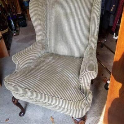 Mid-Century, Antique, and Vintage Furniture and Art - Large Wing Chair