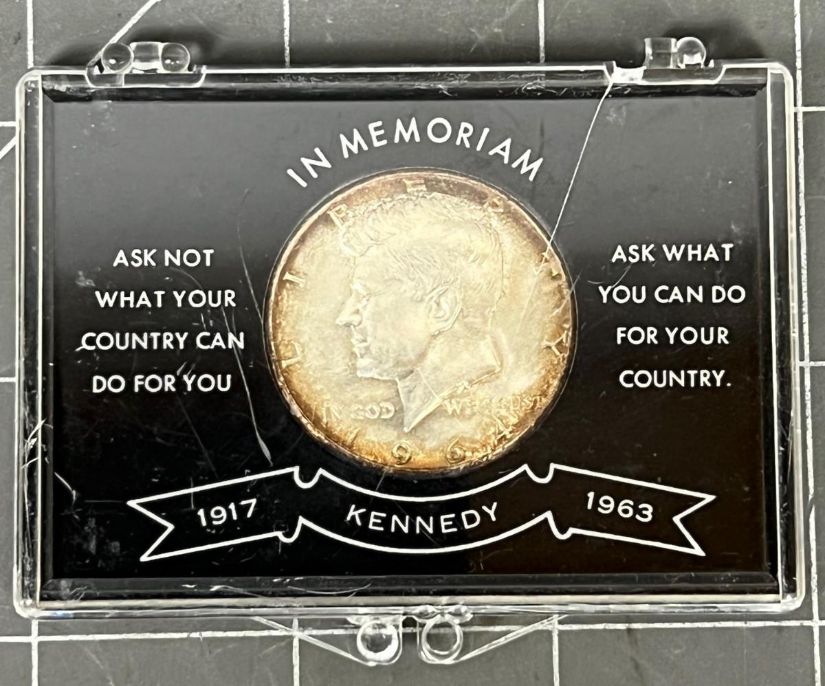In Memoriam John F Kennedy 1964 Coin Half Dollar