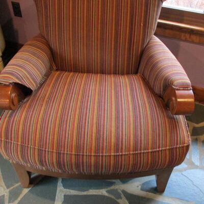 Upholstered Chair with Ottoman by Pearson