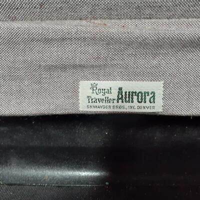 Vintage hard case Aurora Royal Traveler suitcase