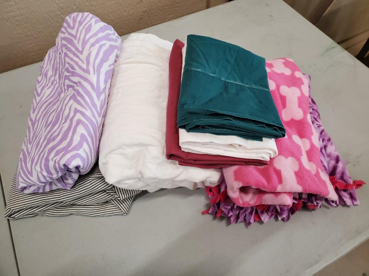 Pet Bedding Lot