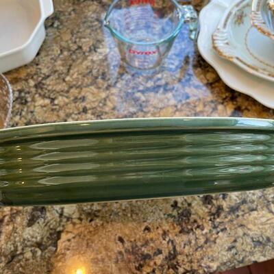 Vintage Corning Ware Blue Cornflower, Emile Henry Au Gratin Bakeware, Pfaltzgraf, Pyrex and Osterizer Blender