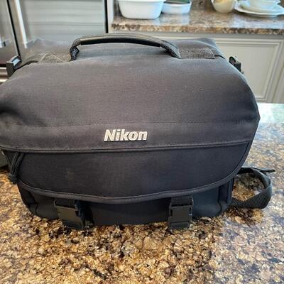 35 MM Nikon N90S Camera with two lenses, 28-70mm and 70-210mm, plus external flash SB-26 and carrying bag