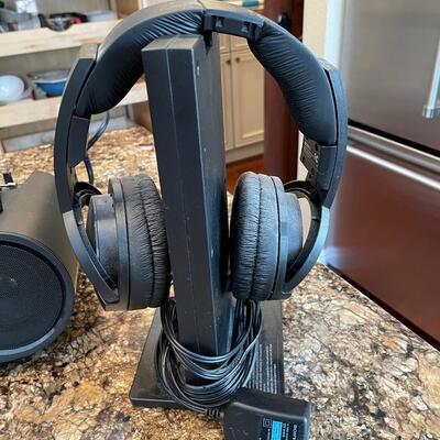 Sony Portable CD Player and Sony Wireless Headphones