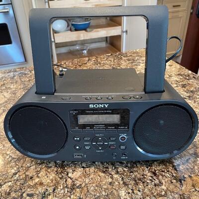Sony Portable CD Player and Sony Wireless Headphones