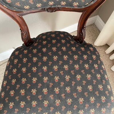 Mid-Victorian Side Chair Recovered with Modern Upholstery