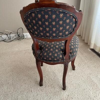 Mid-Victorian Side Chair Recovered with Modern Upholstery