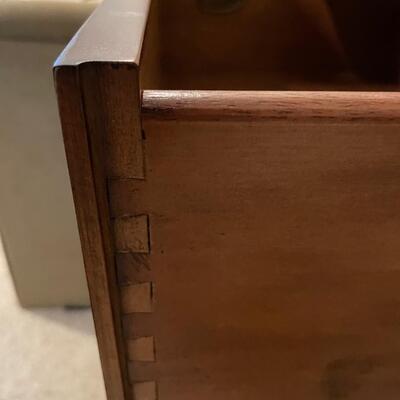 Hooker Three drawer night stand/end table with diamond pattern