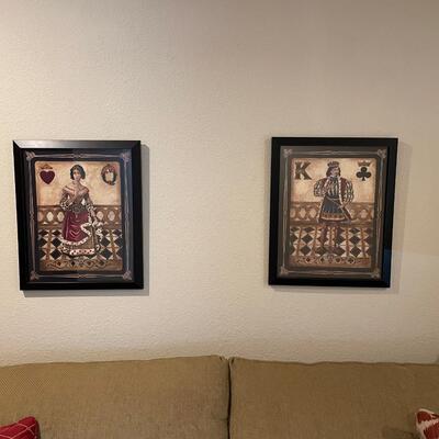 King and Queen Framed artwork