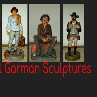 Michael Garman sculptures 4 pieces