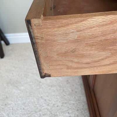 Wide Wooden night stand