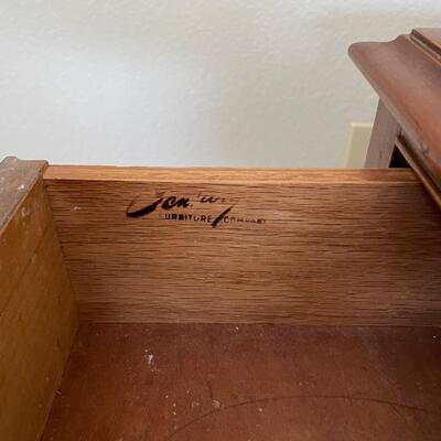 Wide Wooden night stand