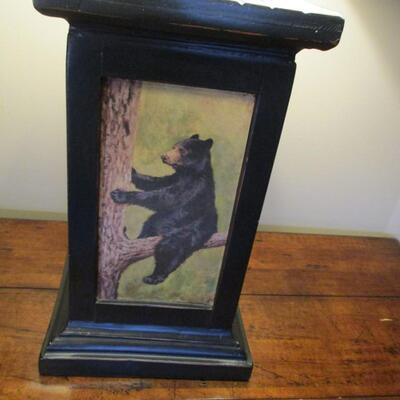 Table Top Lamp- Bear on a Tree Limb