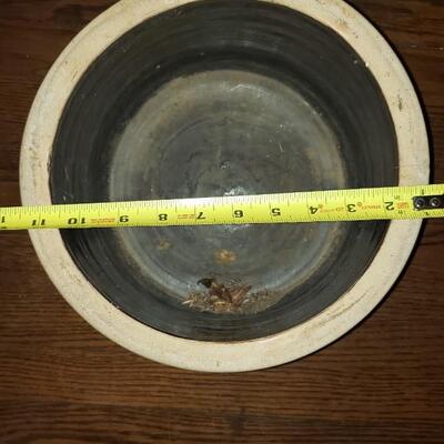 Slip Decorated pottery crock