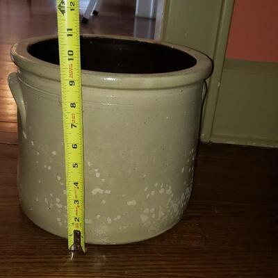 Slip Decorated pottery crock