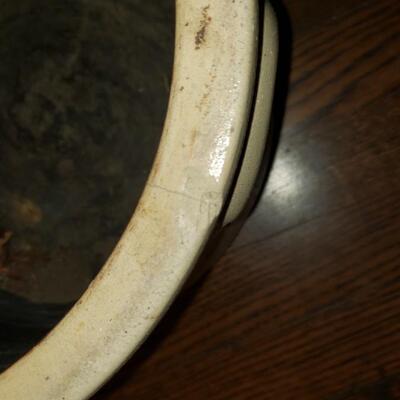 Slip Decorated pottery crock