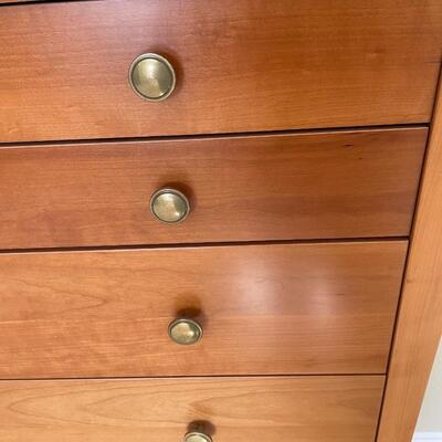 Tall Wood Chest of Drawers