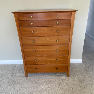Tall Wood Chest of Drawers