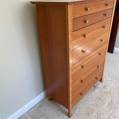 Tall Wood Chest of Drawers