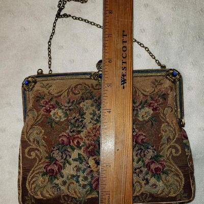 Vintage needlepoint purse #2