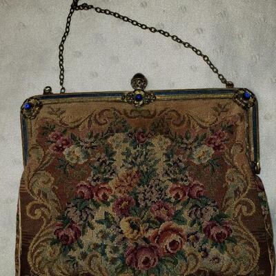 Vintage needlepoint purse #2