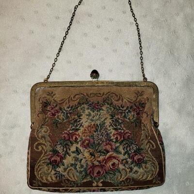 Vintage needlepoint purse #2