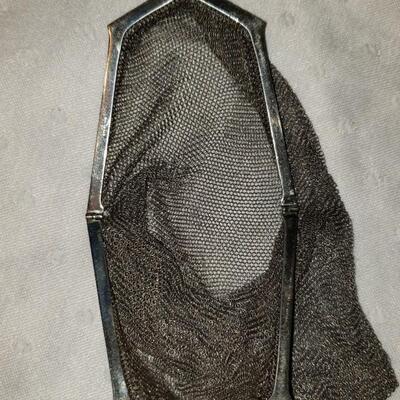 Whiting & Davis sterling silver chain purse
