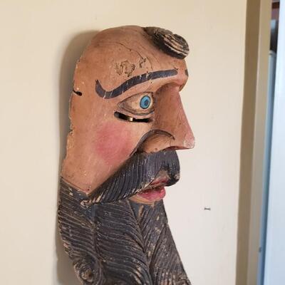 Vintage wood mask #2
