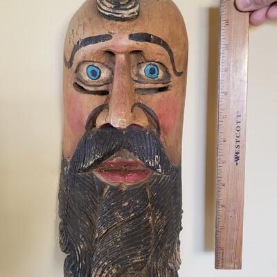 Vintage wood mask #2