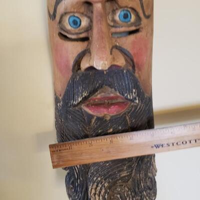 Vintage wood mask #2