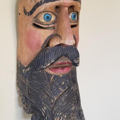 Vintage wood mask #2