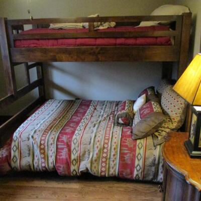Wood Frame Bunk Bed