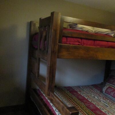 Wood Frame Bunk Bed