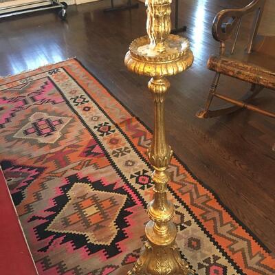 Floor standing  candle holder