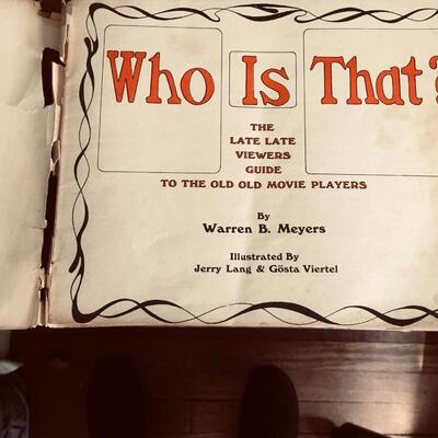 Vintage film book