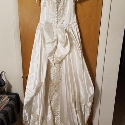 Satin Wedding Dress size 8
