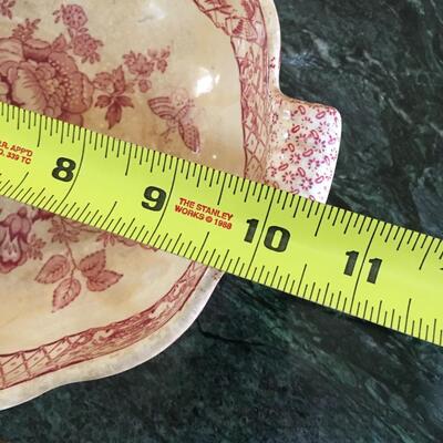 Masons transferware bowl with handles