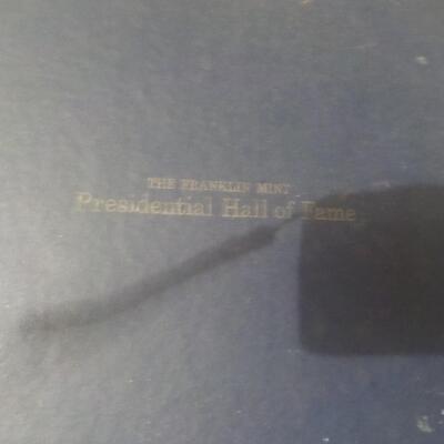 Presidential Hall of Fame Solid Brass collection coins. Franklin Mint.