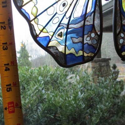 Stained Glass Window Hanging- Butterfly