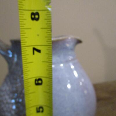 Dual Texture Pottery Pitcher