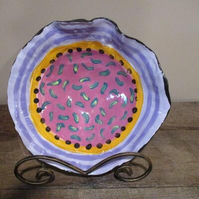 Painted Pottery Bowl